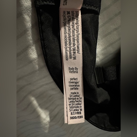 Victoria Secret Perfect Coverage Bra 38DD black - Picture 3 of 3